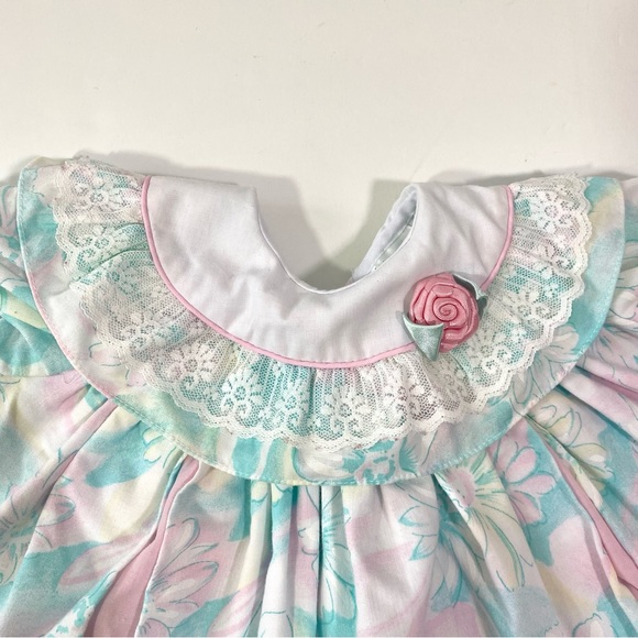 Vintage 90’s Tiny Tots Floral Dress 18 Months - Picture 4 of 6